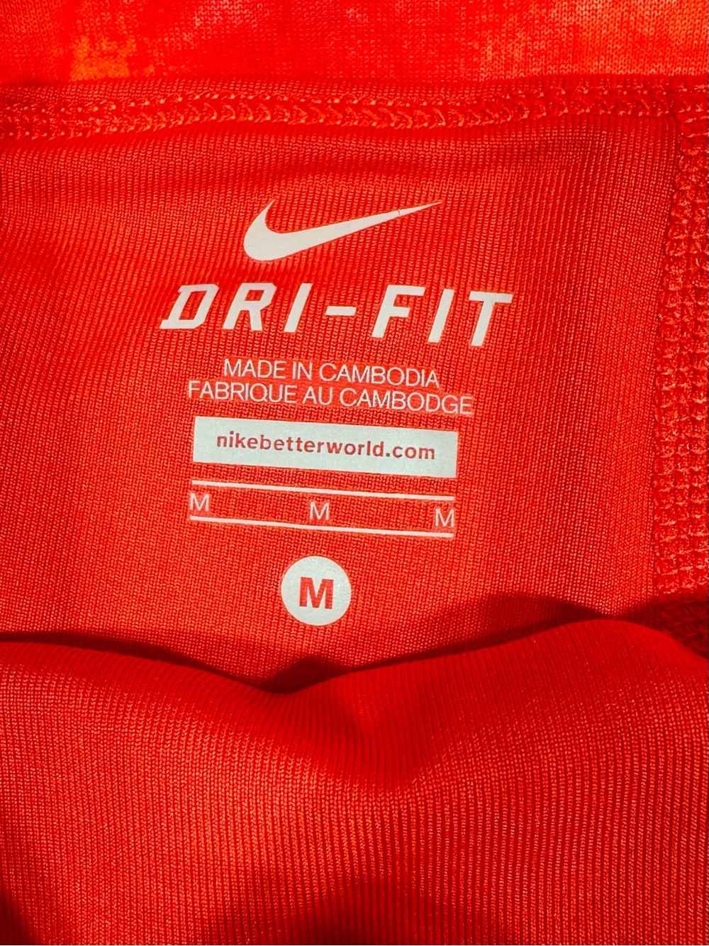 Nike Dri-FIT Women’s Athletic Tennis Golf Skort Bright Coral Orange Size Medium - Picture 3 of 12